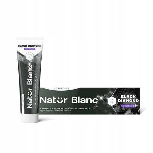 SYLVECO Natur Blanc eco Pasta do zębów BLACK DIAMOND wybielająca 100 ml