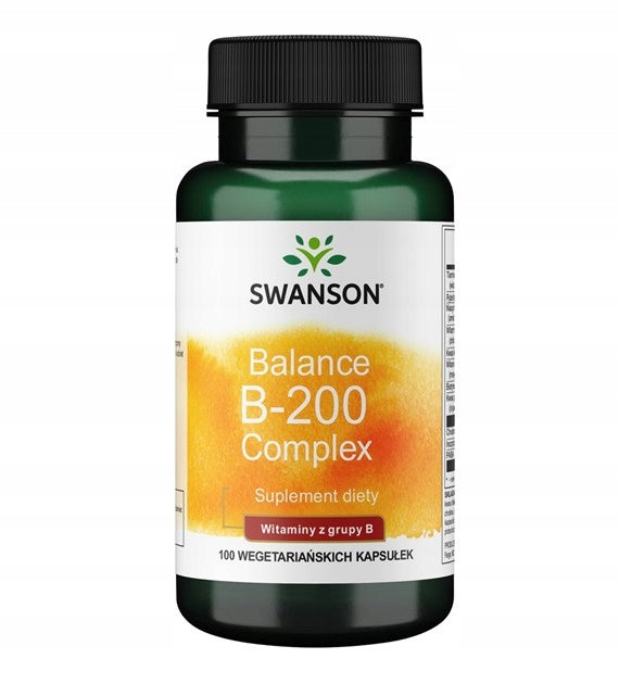 Swanson Daily B Complex 100 kaps witaminy z grupy B