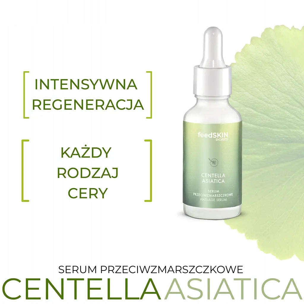 Przeciwzmarszkowe Serum Anti-Age z CICA i Argireliną FEEDSKIN Sylveco
