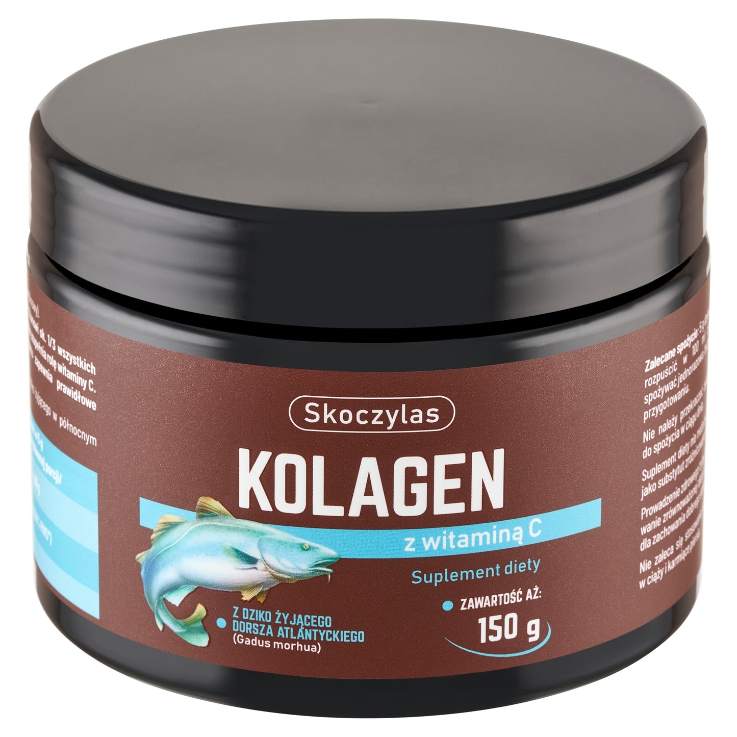 Skoczylas kolagen z dorsza atlantyckiego witamina C stawy skóra 150 g 30 p.