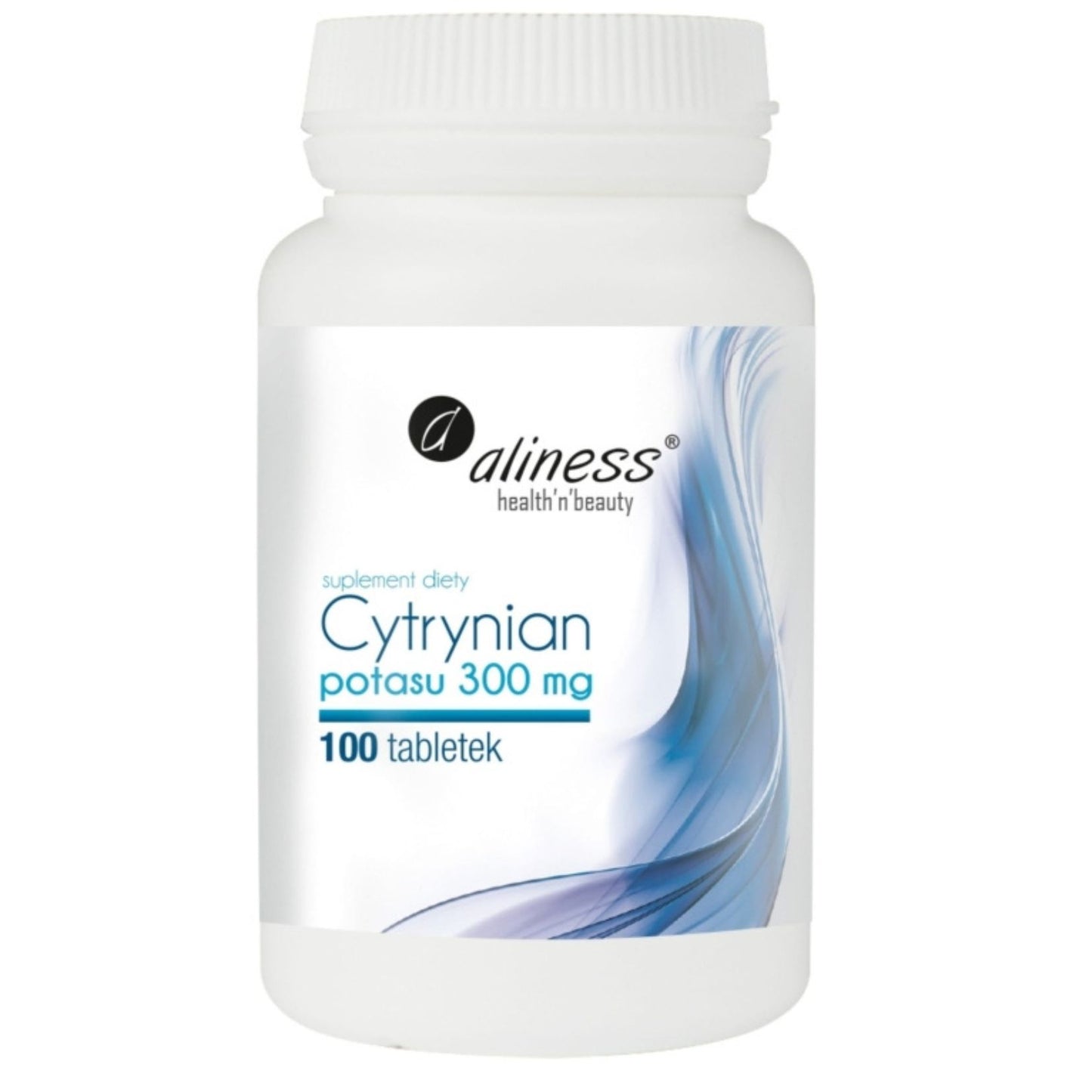 Potas cytrynian potasu 300 mg x 100 tabletek Aliness