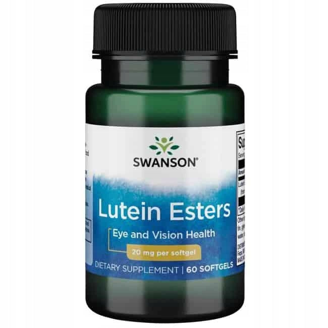 Lutein 20 mg 60 capsules Swanson Lutein Esters