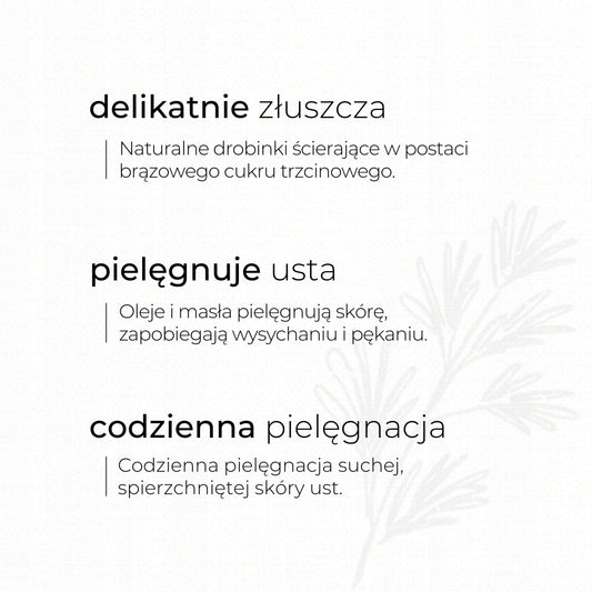 SYLVECO Odżywcza pomadka z peelingiem kojąca regenerująca