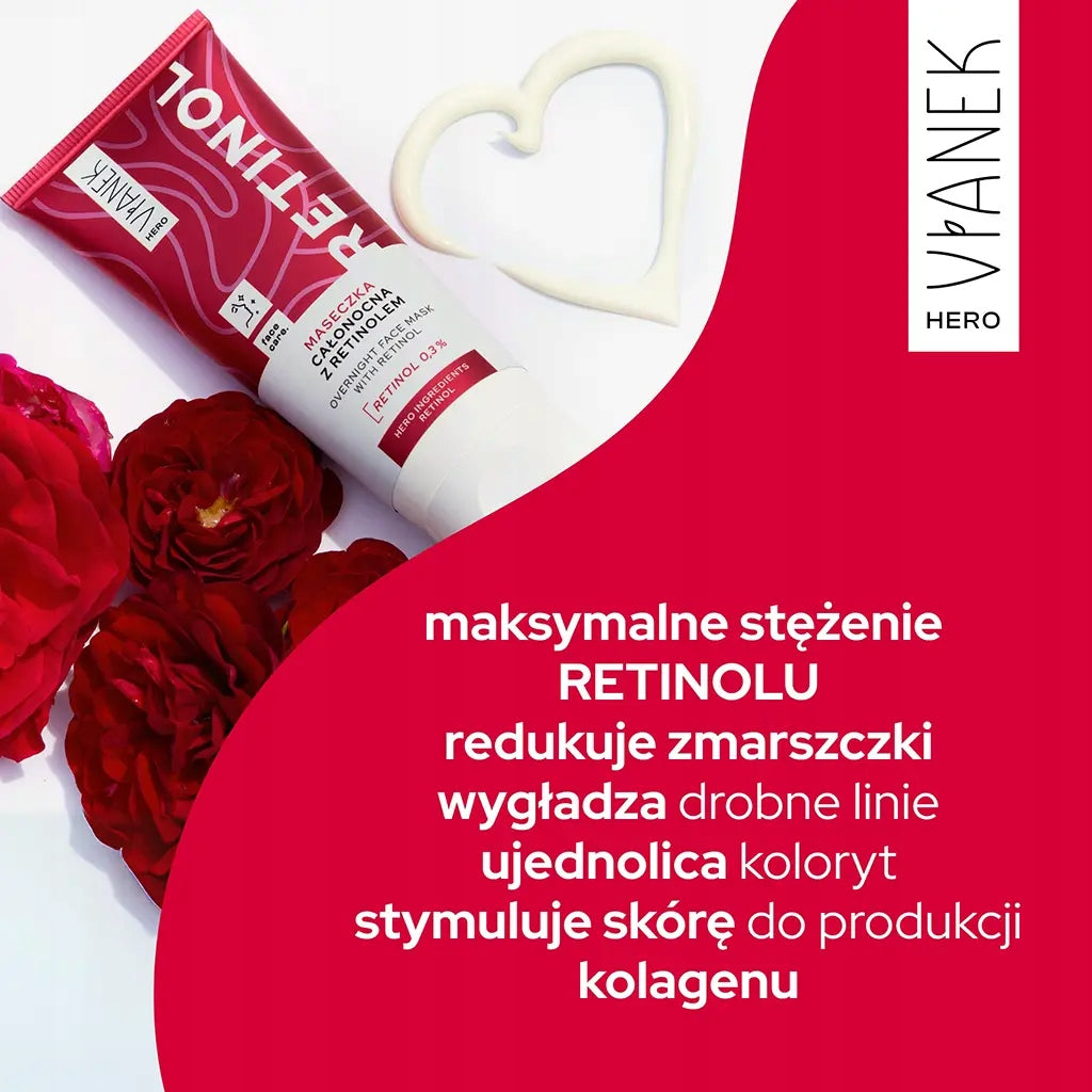 VIANEK HERO Maseczka całonocna z retinolem 75 ml