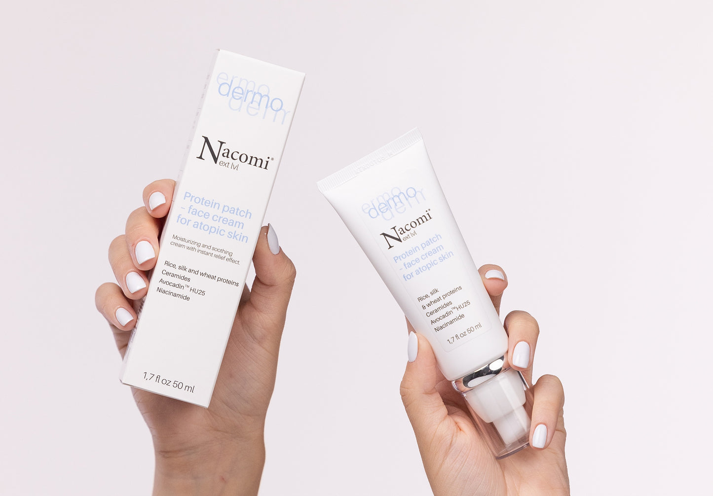 Krem do twarzy Nacomi Proteinowy plaster do skóry atopowej 50 ml