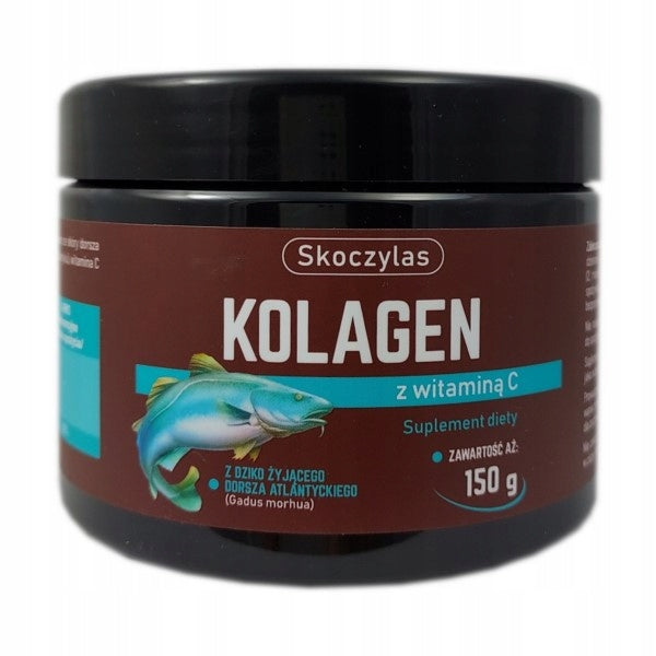 Skoczylas kolagen z dorsza atlantyckiego witamina C stawy skóra 150 g 30 p.