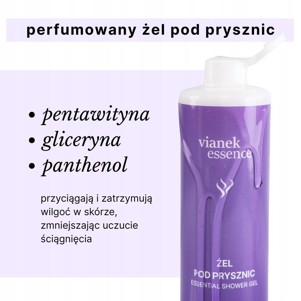 ZESTAW do ciała i włosów : szampon, żel, krem EMBER & FLARE VIANEK ESSENCE