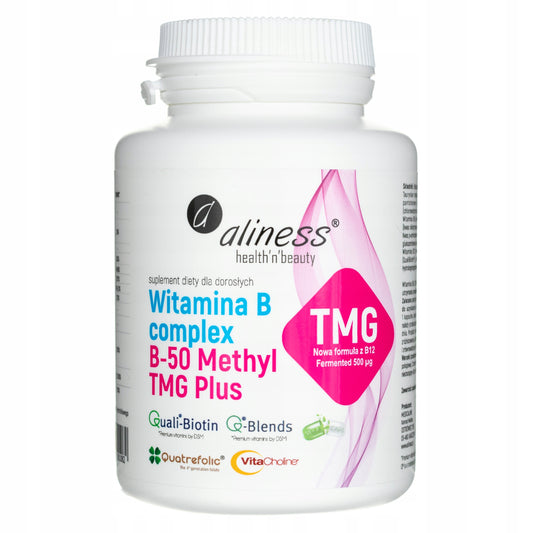 Witamina B-50 Methyl TMG PLUS 100 kaps. Aliness