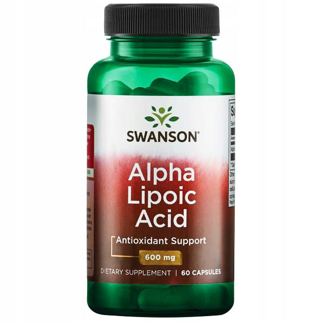 Swanson ALA Kwas Alfa Liponowy 600 mg 60 kaps