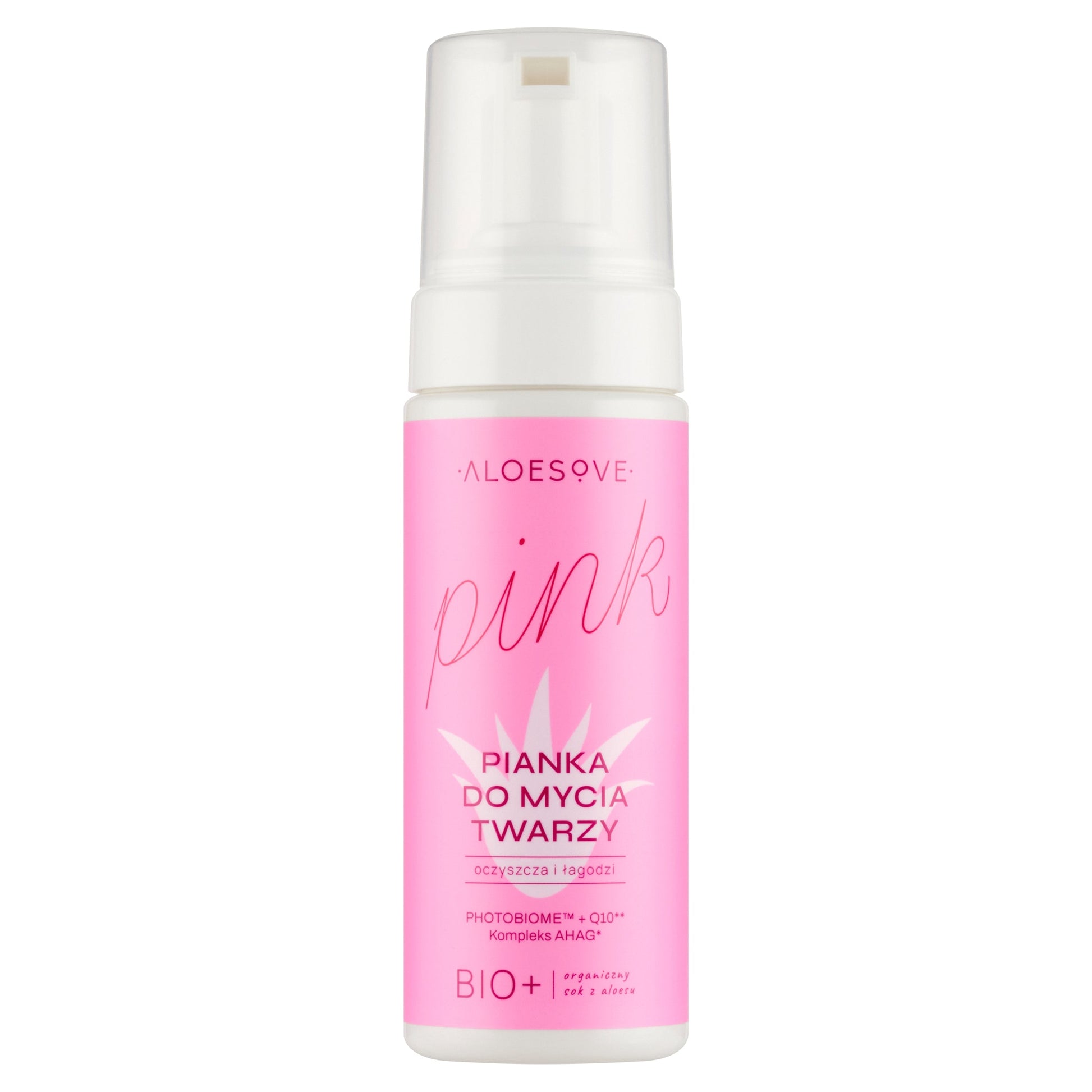 ALOESOVE PINK Pianka myjąca do twarzy 150 ml – zdjęcie produktu