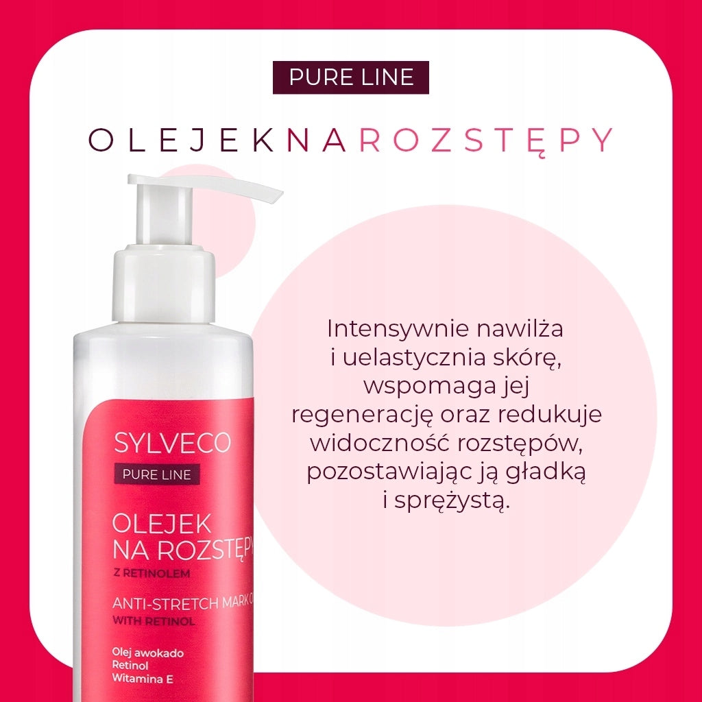 SYLVECO PURE LINE Olejek na rozstępy 200 ml
