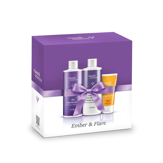 ZESTAW do ciała i włosów : szampon, żel, krem EMBER & FLARE VIANEK ESSENCE