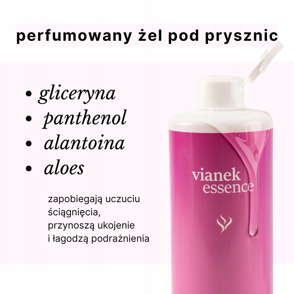 ZESTAW do ciała i włosów szampon, żel i krem o pięknym zapachu VIANEK AURA