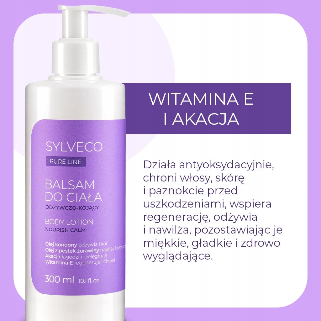 SYLVECO PURE LINE Balsam do ciała odżywczo-kojący 300 ml