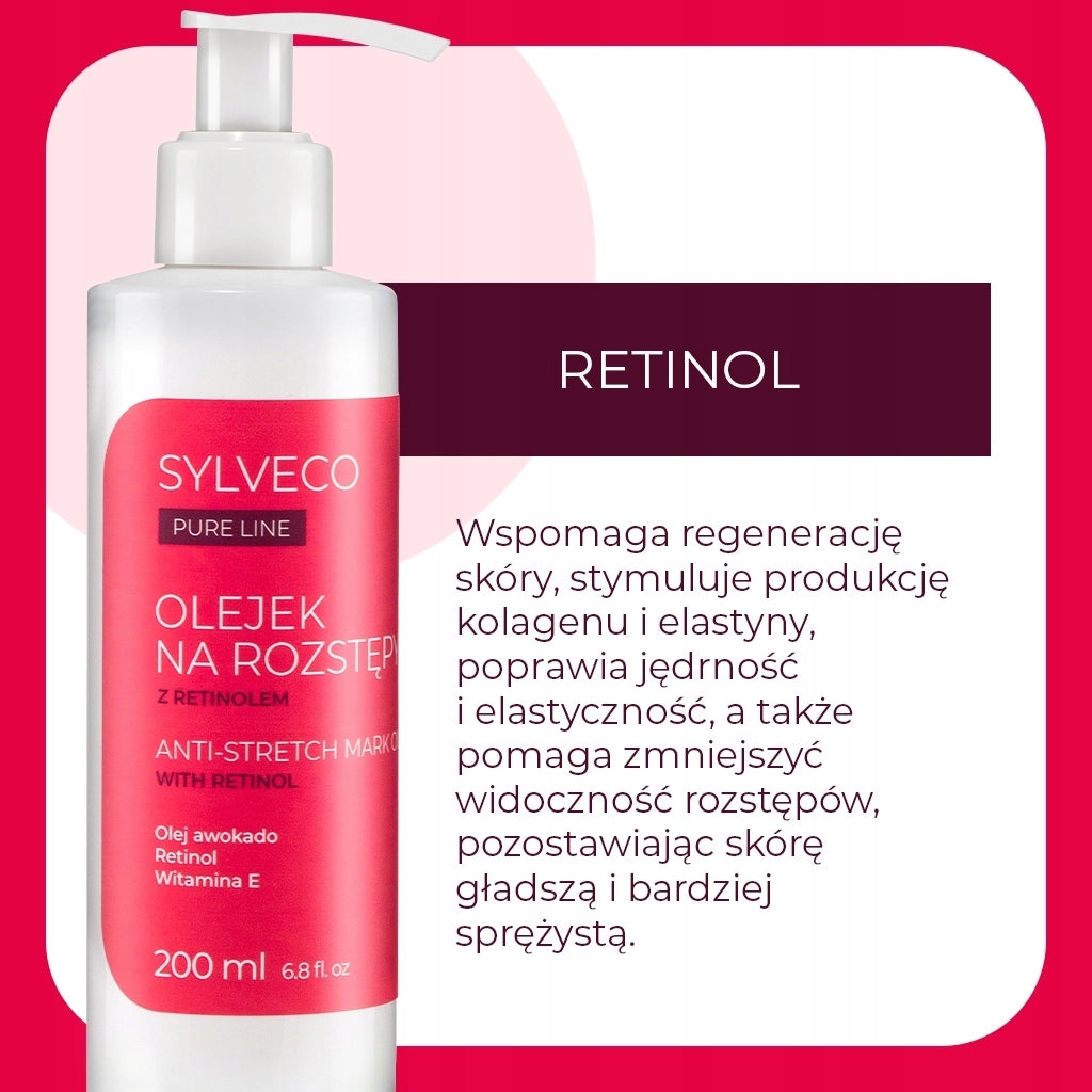 SYLVECO PURE LINE Olejek na rozstępy 200 ml
