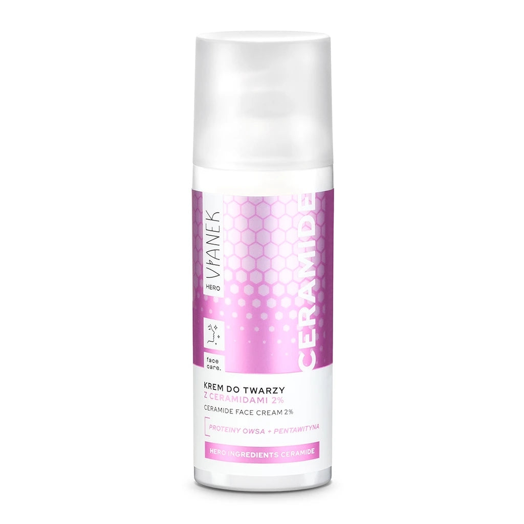 Regenerujący krem do twarzy z ceramidami 2% 50 ml Vianek Hero Ceramide