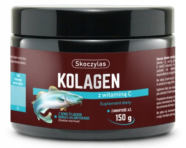 Skoczylas kolagen z dorsza atlantyckiego witamina C stawy skóra 150 g 30 p.