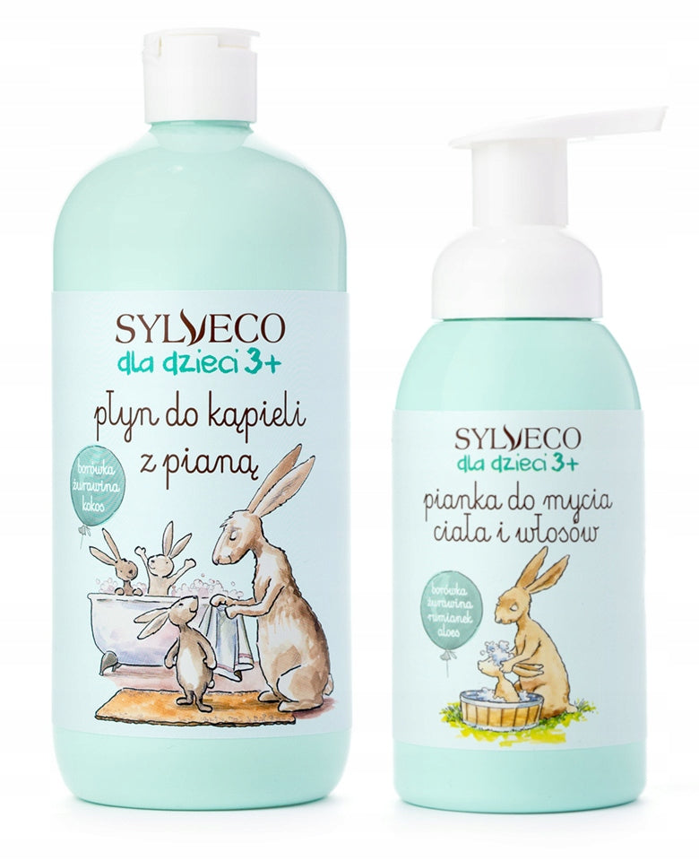 Pianka do mycia ciała i włosów dla dzieci 3+ SYLVECO