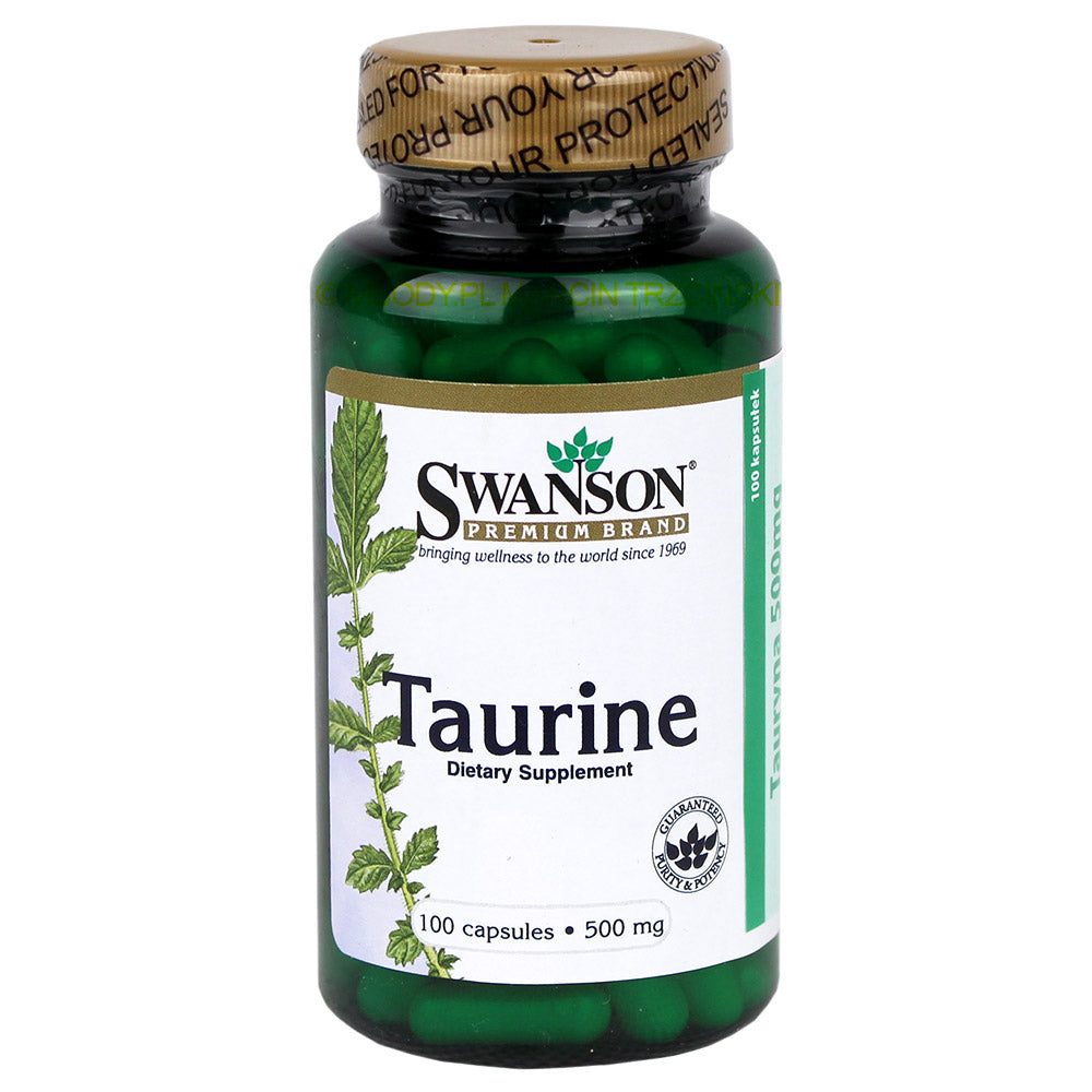 Swanson Tauryna 500mg 100 kapsułek