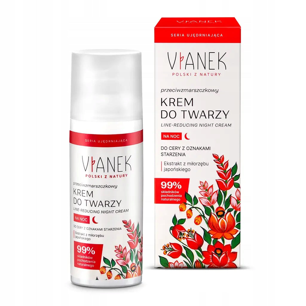 VIANEK Przeciwzmarszczkowy krem do twarzy na noc 50 ml