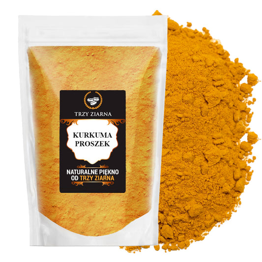KURKUMA MIELONA 100g naturalny mielony korzeń kurkumy przeciwzapalny świeży