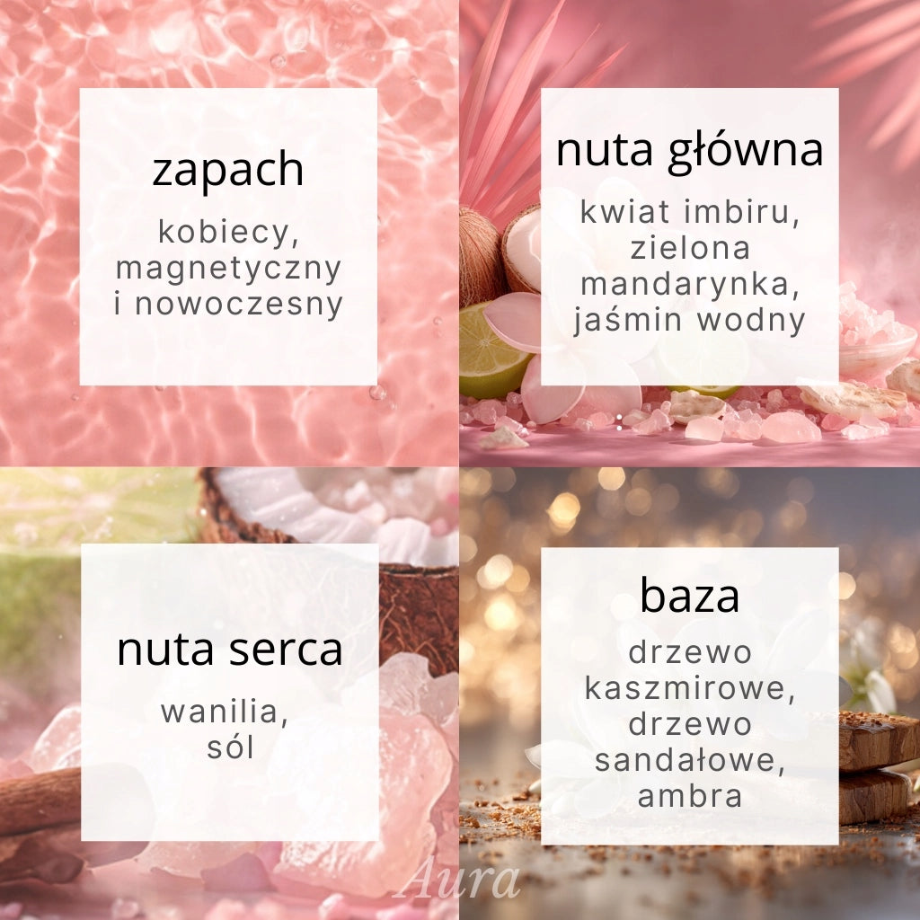 ZESTAW do ciała i włosów szampon, żel i krem o pięknym zapachu VIANEK AURA