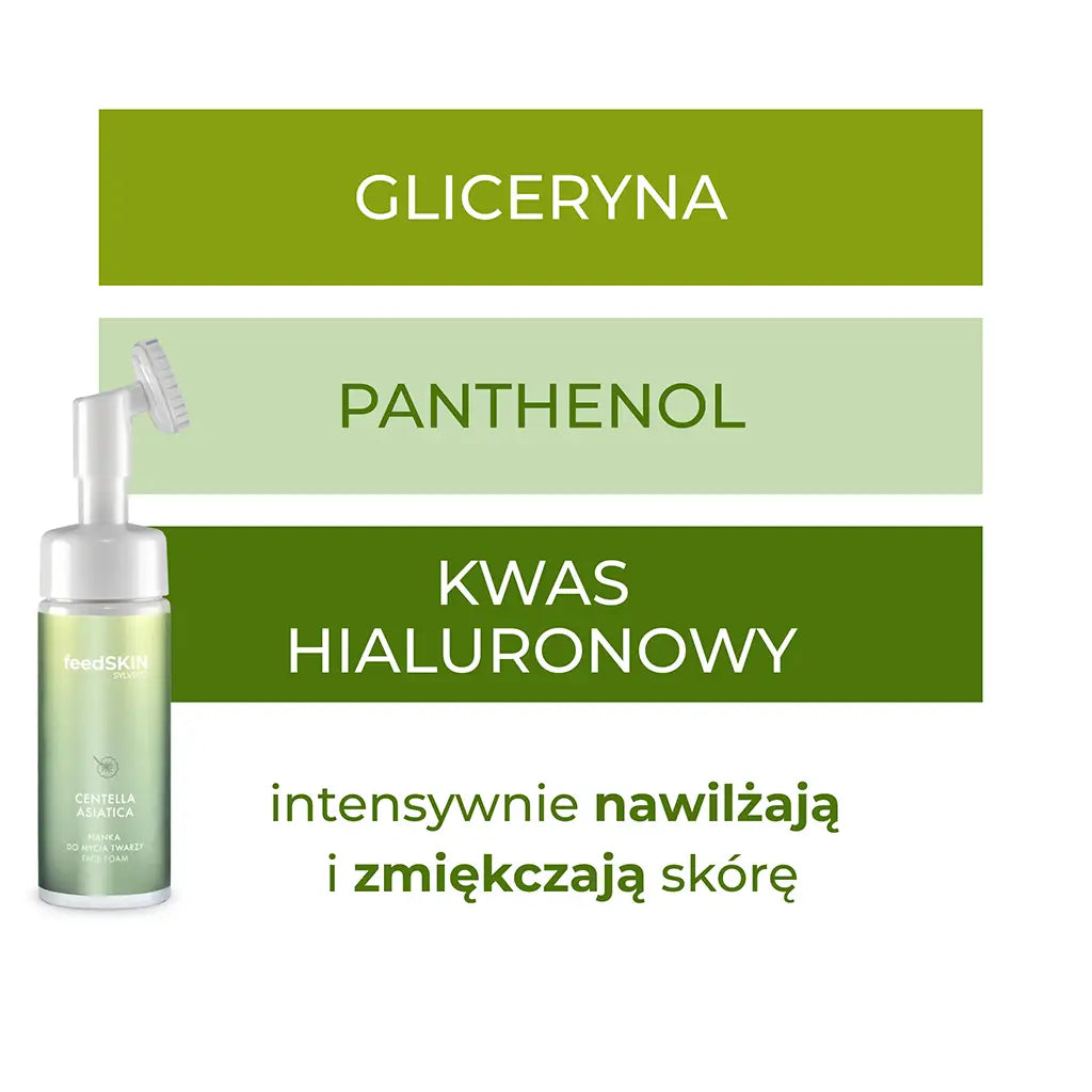 Pianka do mycia twarzy FEEDSKIN SYLVECO Centella Asiatica 150 ml