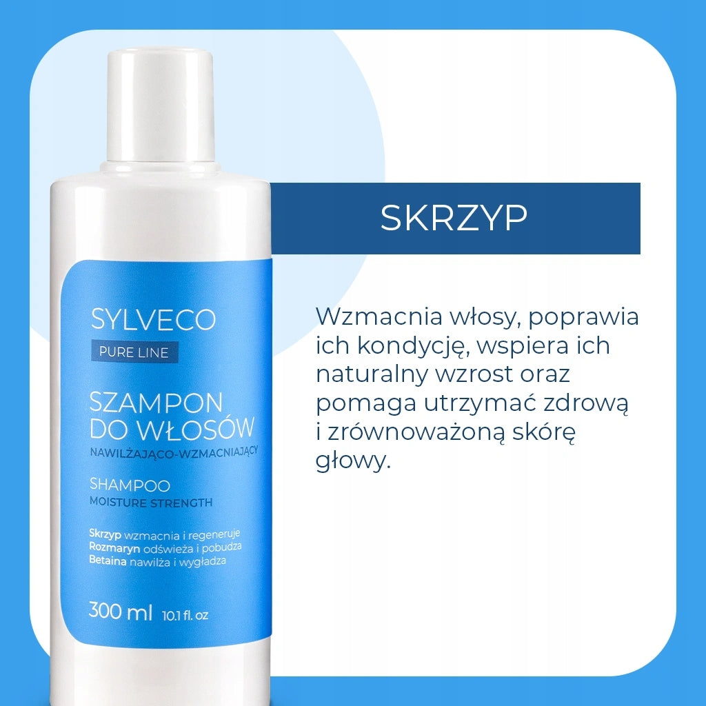 SYLVECO PURE LINE Szampon do włosów nawilżająco-wzmacniający 300 ml