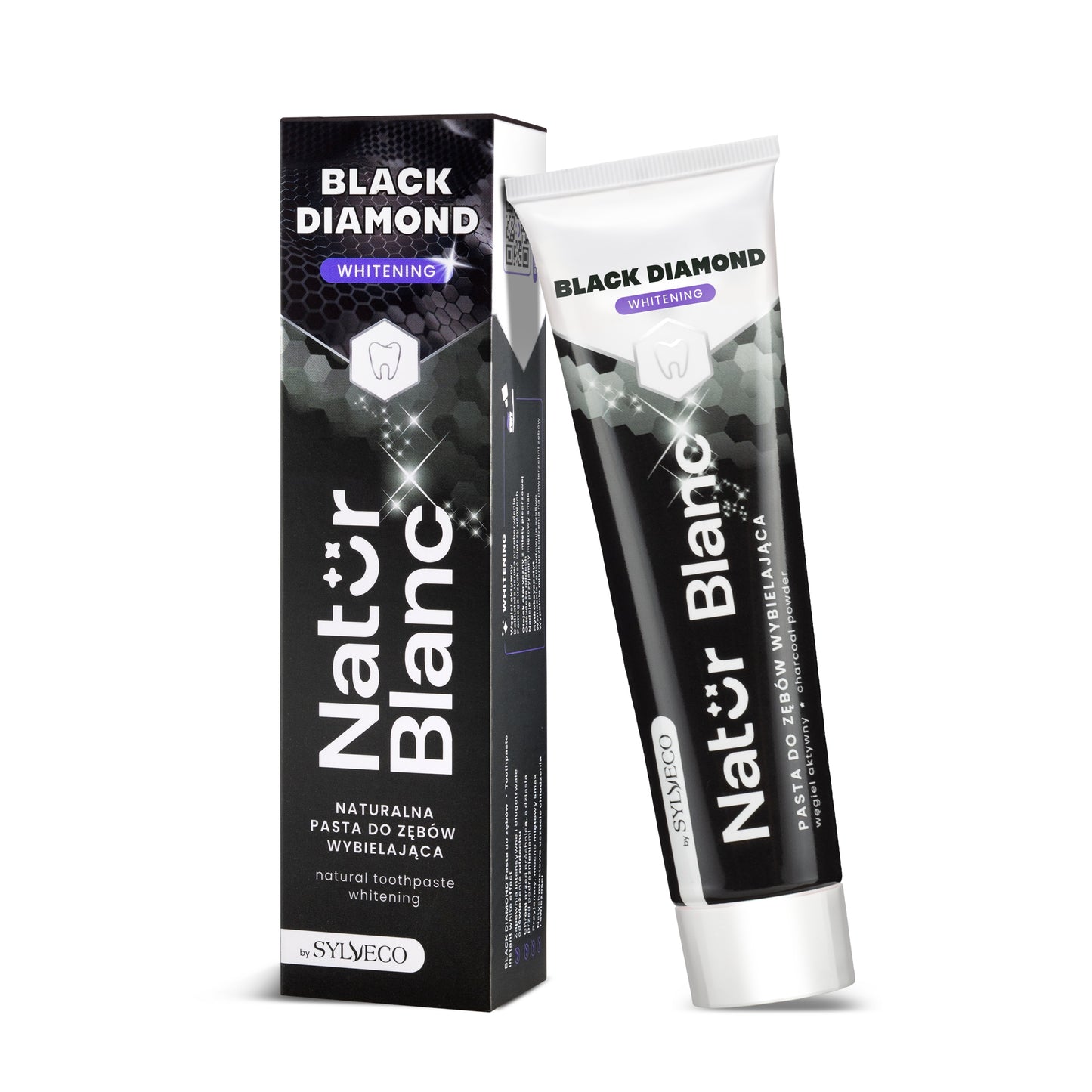SYLVECO Natur Blanc eco Pasta do zębów BLACK DIAMOND wybielająca 100 ml