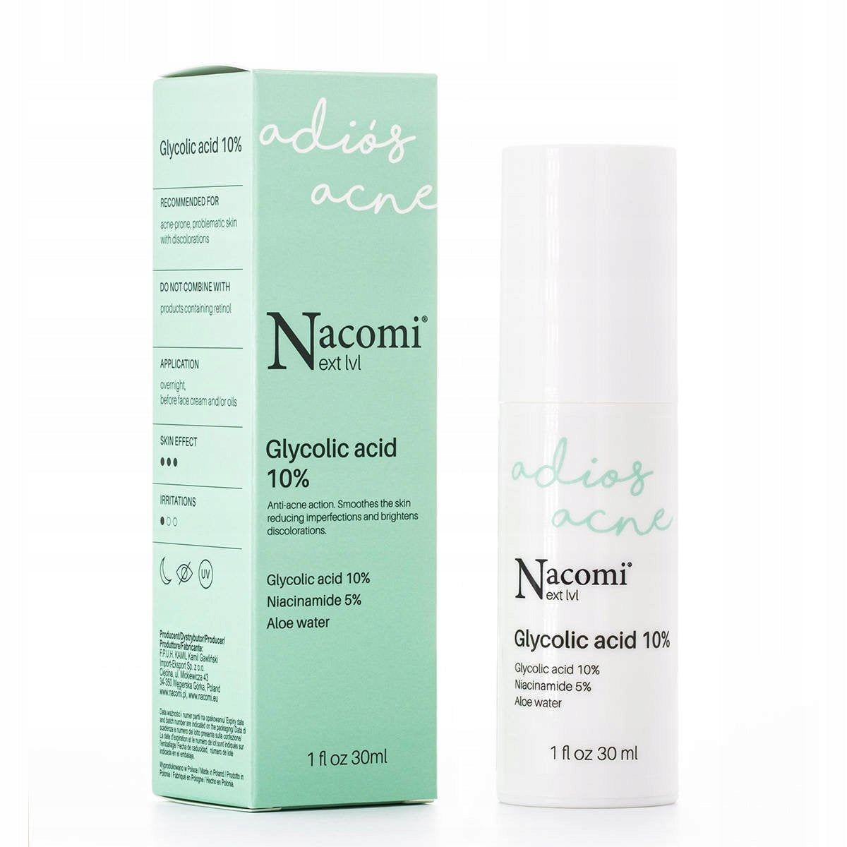 Nacomi Next Level Kwas glikolowy 10% serum 30 ml