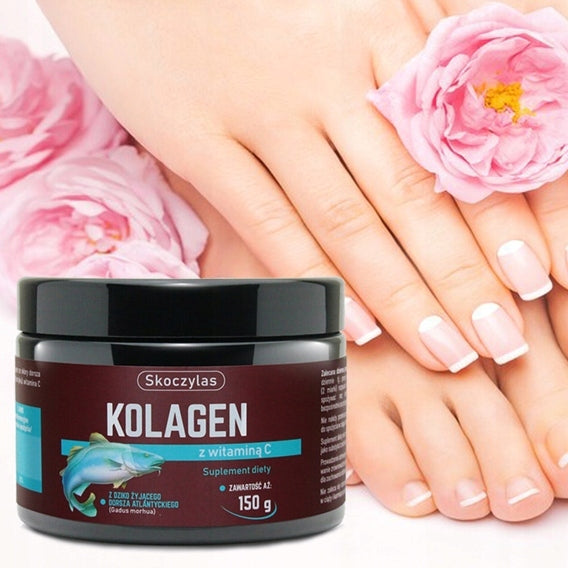Skoczylas kolagen z dorsza atlantyckiego witamina C stawy skóra 150 g 30 p.
