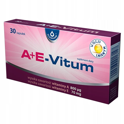Witamina A + E Oleofarm A+E-Vitum 30 kapsułek