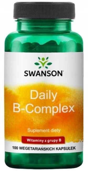 Swanson Daily B Complex 100 kaps witaminy z grupy B