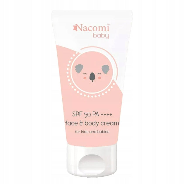 Nacomi Baby Fotostabilny Krem SPF 50 do twarzy i ciała dla dzieci 50ml