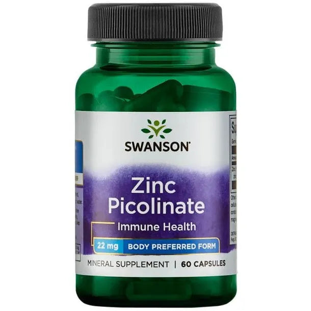 Cynk Pikolinian organiczny 22 mg Swanson