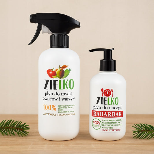 ZESTAW organicznych naturalnych środków ZIELKO do domu