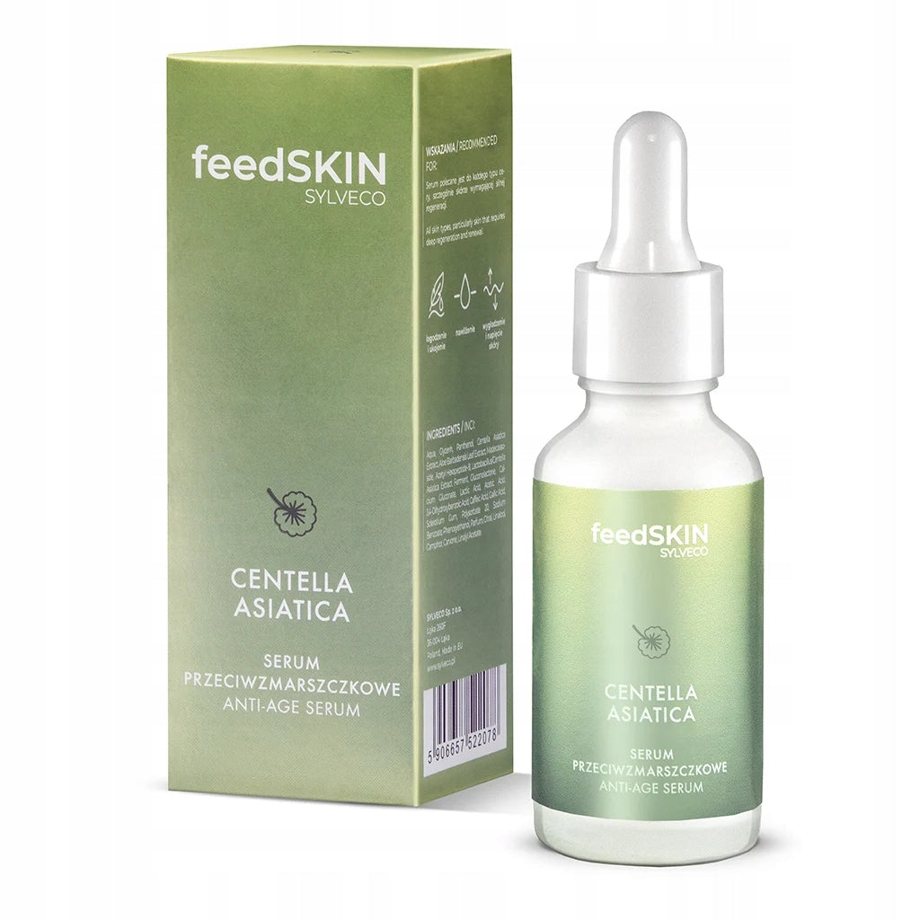 Przeciwzmarszkowe Serum Anti-Age z CICA i Argireliną FEEDSKIN Sylveco