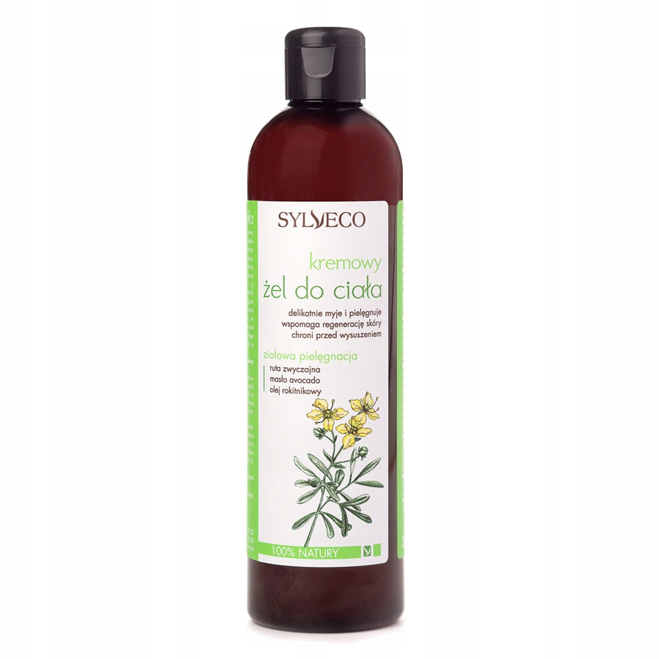Sylveco creamy body gel bath shower verbena 300 ml