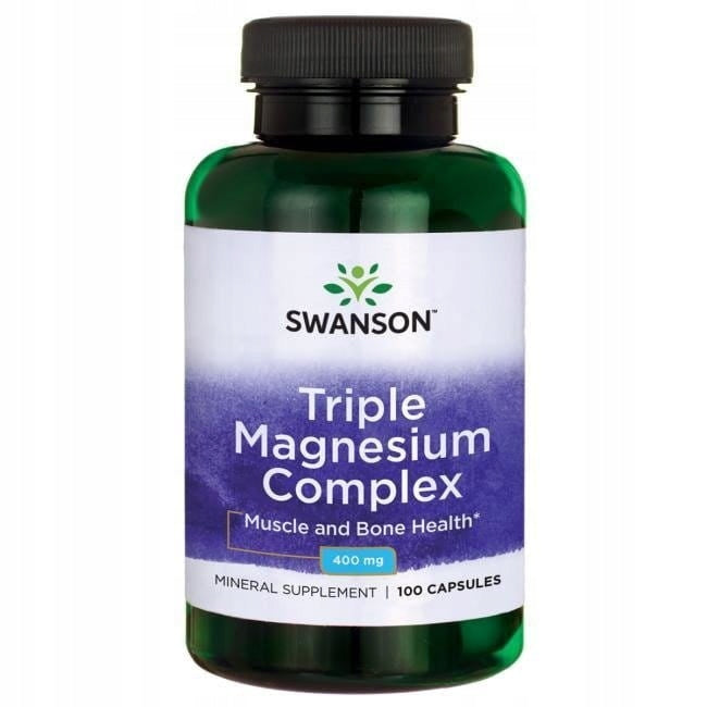 Swanson Magnez SWANSON Triple Magnesium Complex 100 kaps.