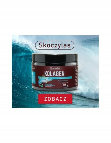Skoczylas kolagen z dorsza atlantyckiego witamina C stawy skóra 150 g 30 p.
