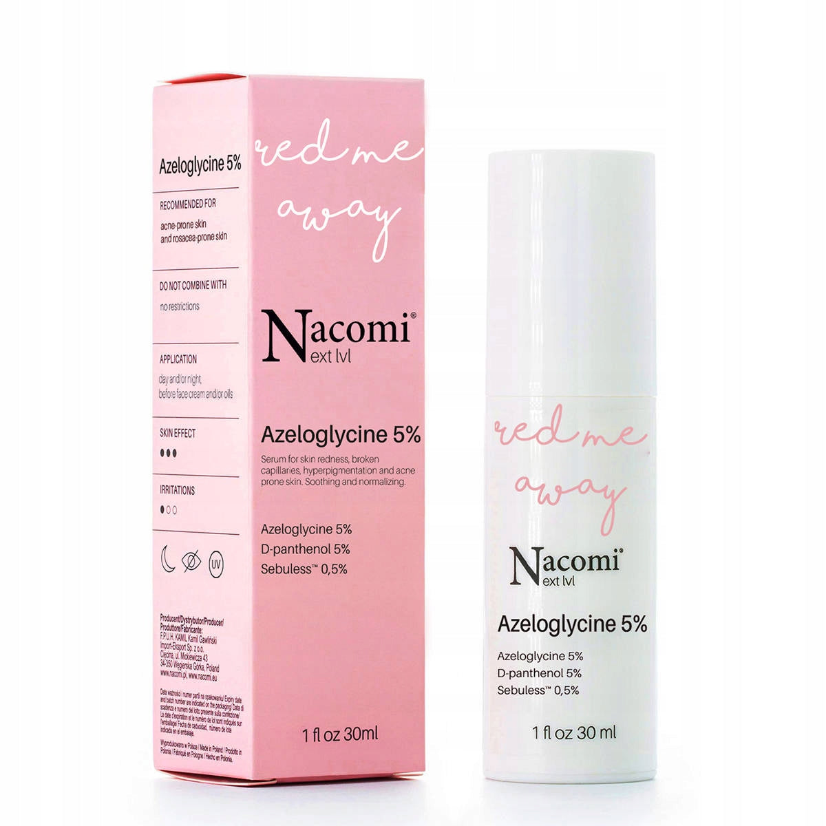 Serum do twarzy Nacomi azeloglicyna 5% cera naczynkowa i trądzikowa 30 ml
