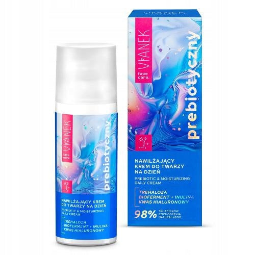 VIANEK Prebiotyczny nawilżający krem do twarzy na dzień 50 ml