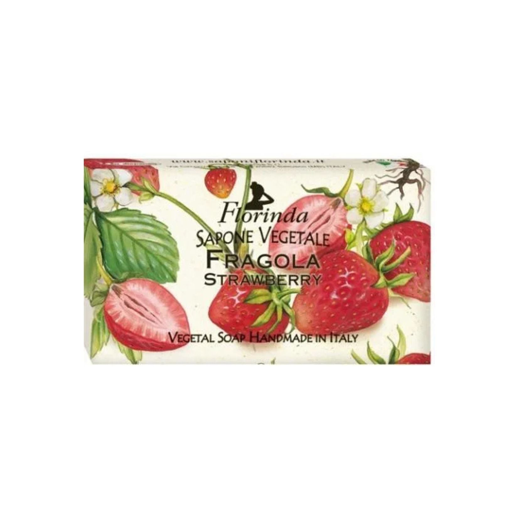 Mydlo naturalne wloskie Truskawka 100g Florinda