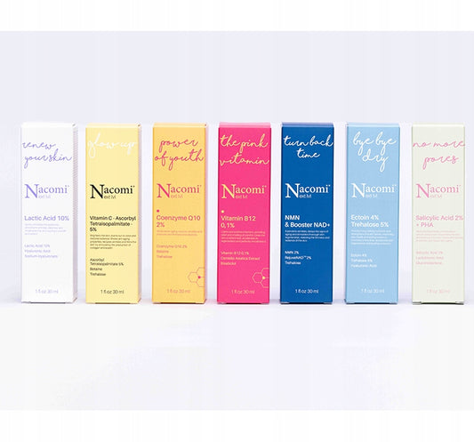 Serum nawilżające Kwas mlekowy 10% 30ml Nacomi