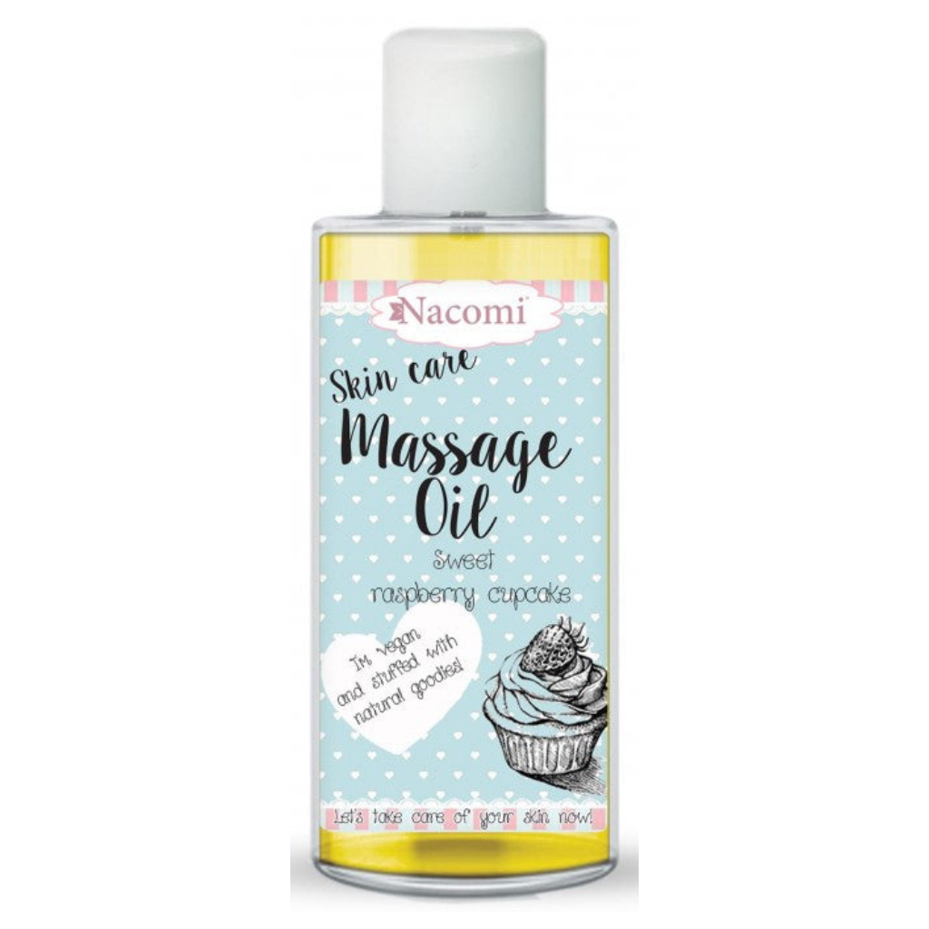 Nacomi Sweet Raspberry Cupcake malinowy olejek do masażu 150 ml